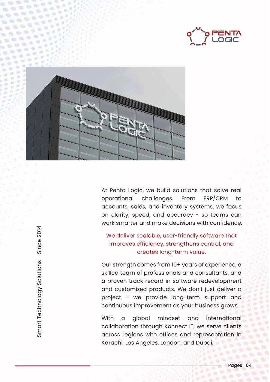 Our company. Technology solutions and long-term partnerships, with a presence across Karachi, Los Angeles, London and Dubai.